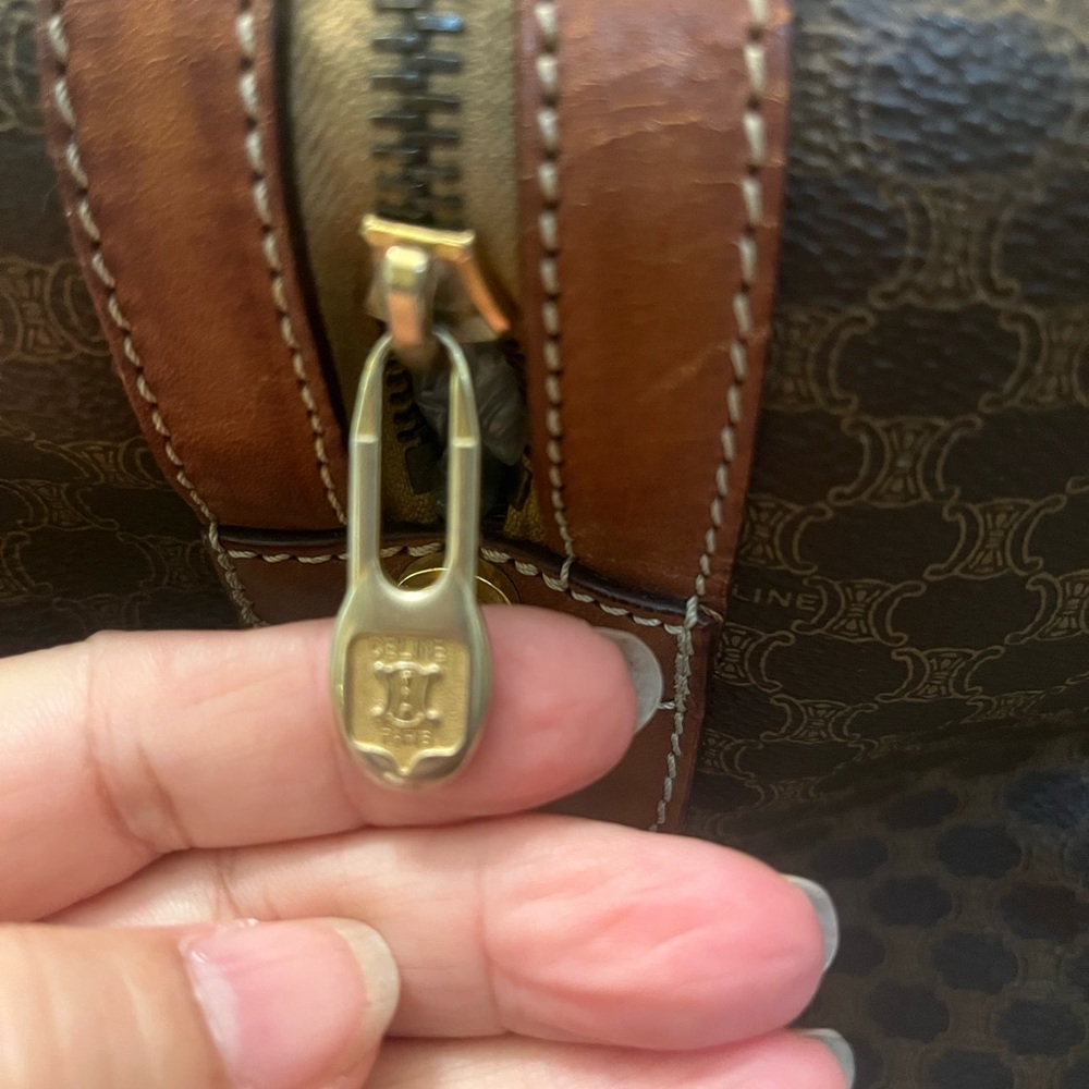 Celine Brown Monogram Duffel Bag - Picture 8 of 12